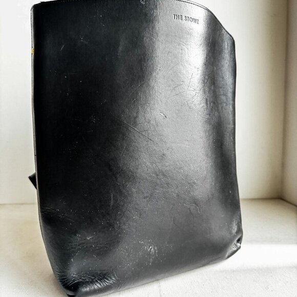 The Stowe Black Alex Leather Backpack main image 14